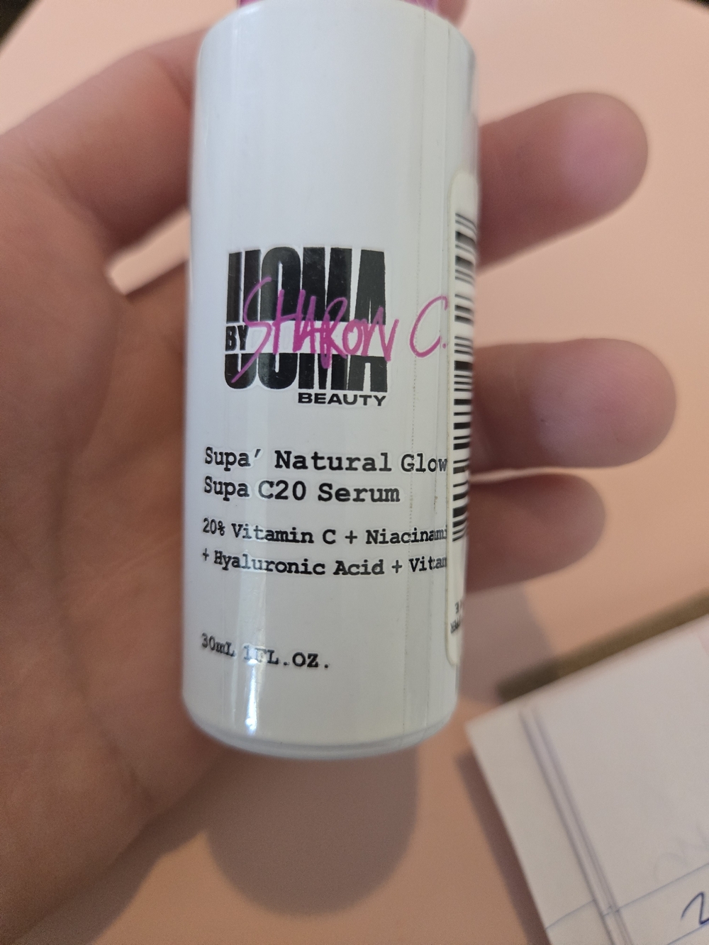 Uoma Beauty Supa' Natural Glow C20 Serum - White + Pink